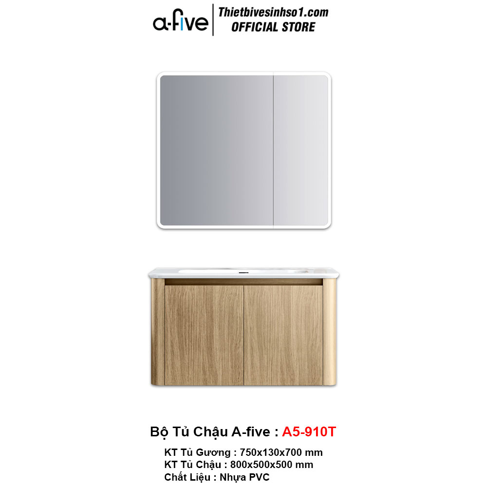 Bộ Tủ Chậu A-five A5-910T