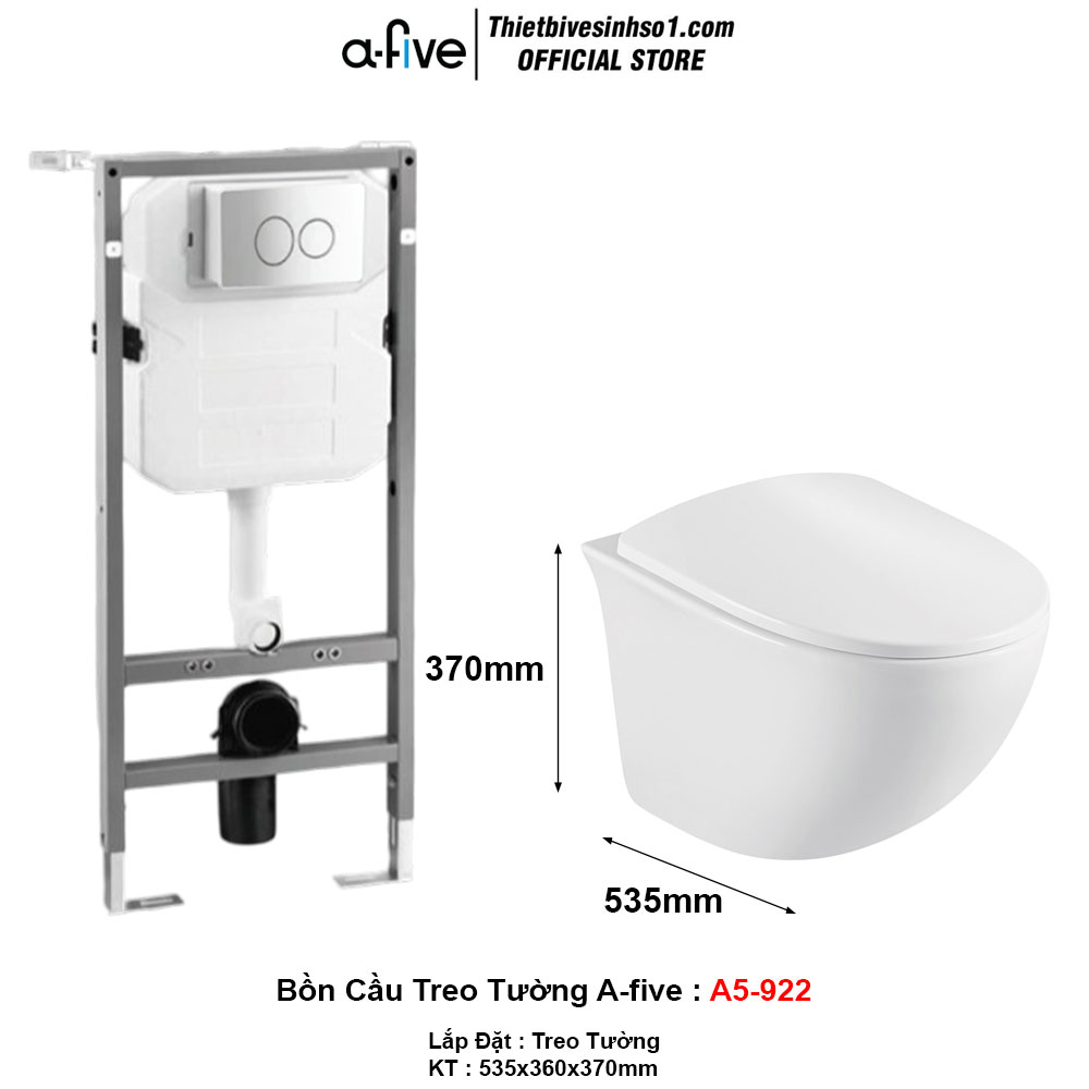 Bồn Cầu Treo Tường A-five A5-922