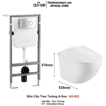 Bồn Cầu Treo Tường A-five A5-922