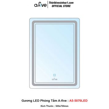 Gương LED Phòng Tắm A-five A5-5070LED