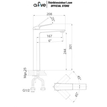 Vòi Lavabo A-five A5-1520