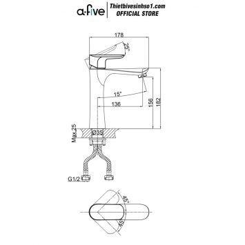 Vòi Lavabo A-five A5-1626