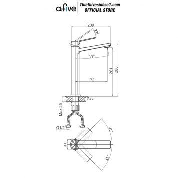 Vòi Lavabo A-five A5-2420
