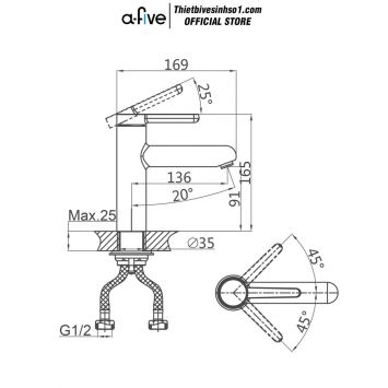 Vòi Lavabo A-five A5-0521