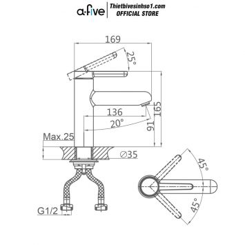 Vòi Lavabo A-five A5-1021