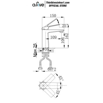 Vòi Lavabo A-five A5-1121