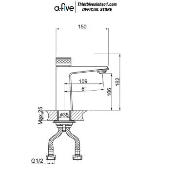 Vòi Lavabo A-five A5-1821