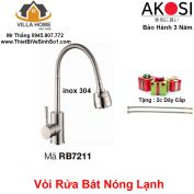 Vòi Rửa Bát Nóng Lạnh Akosi RB7211