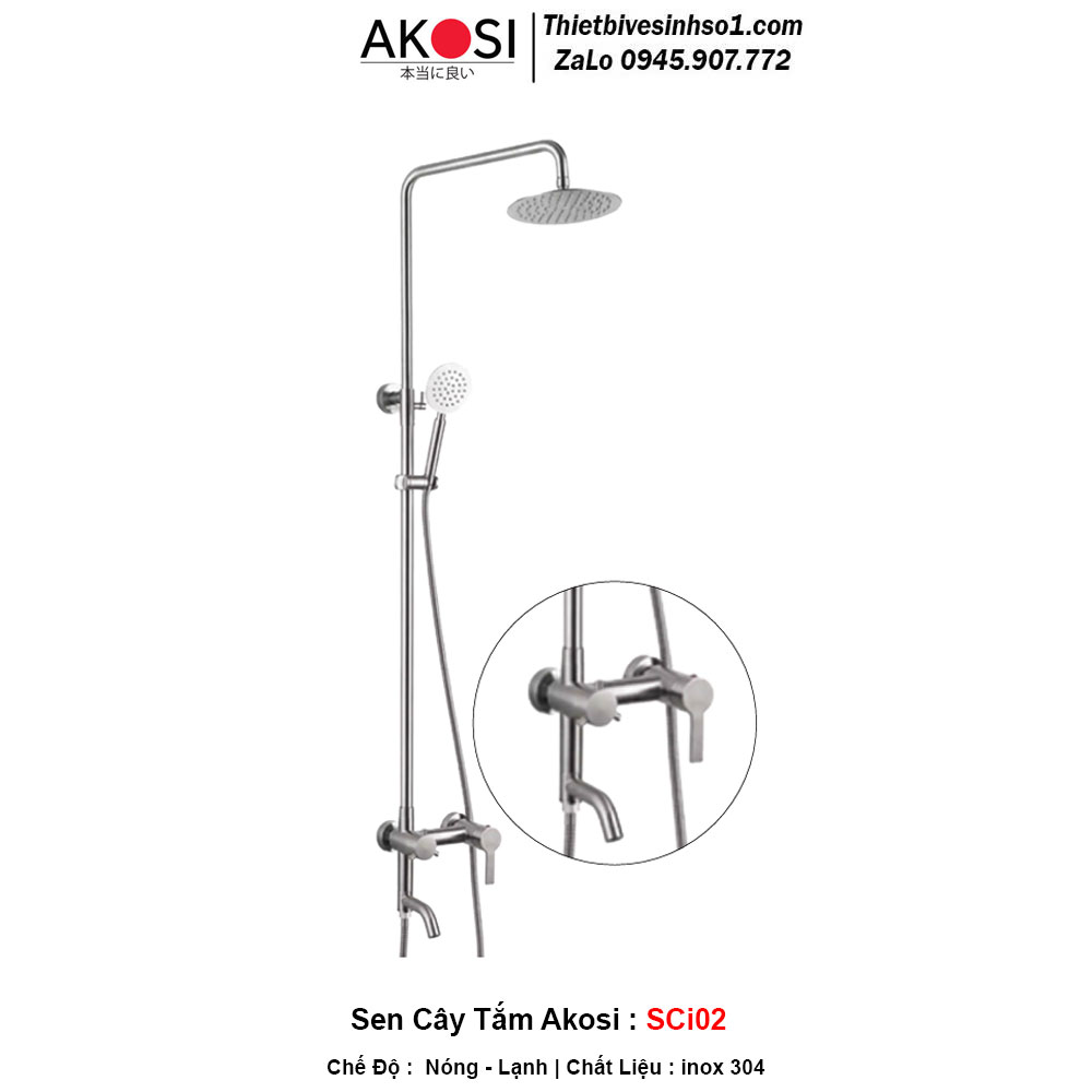 Sen Cây Tắm Akosi SCi02 Sen Cây Tắm Akosi SCi02