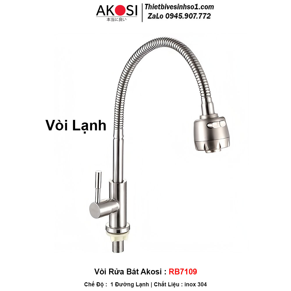 Vòi Rửa Bát Akosi RB7109 Vòi Rửa Bát Akosi RB7109