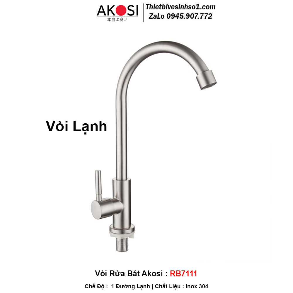 Vòi Rửa Bát Akosi RB7111 Vòi Rửa Bát Akosi RB7111