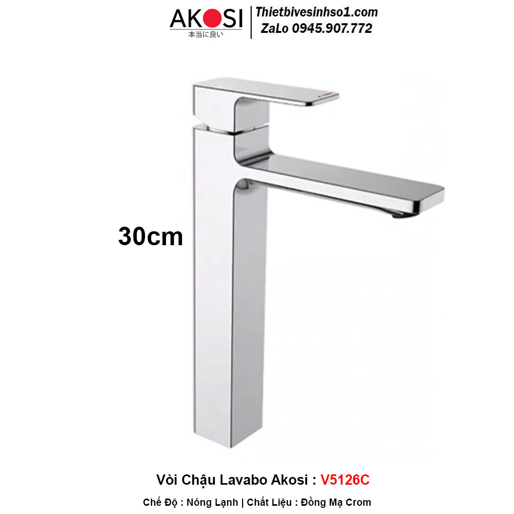 Vòi Chậu Lavabo Akosi V5126C Vòi Chậu Lavabo Akosi V5126C