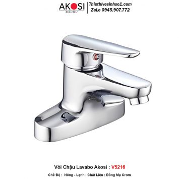 Vòi Chậu Lavabo Akosi V5216