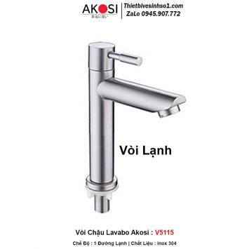Vòi Chậu Lavabo Akosi V5115