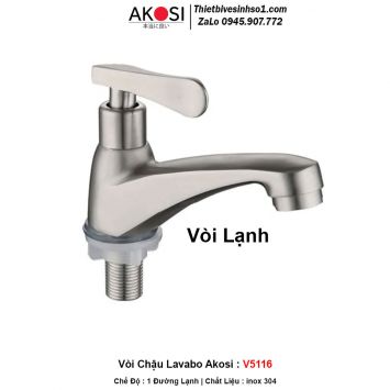 Vòi Chậu Lavabo Akosi V5116