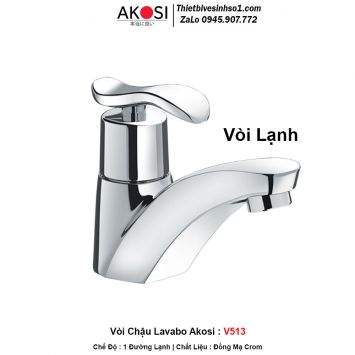 Vòi Chậu Lavabo Akosi V513