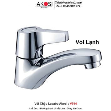 Vòi Chậu Lavabo Akosi V514