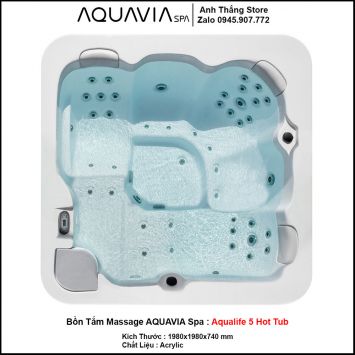 Bồn Tắm Massage AQUAVIA Spa Aqualife 5 Hot Tub