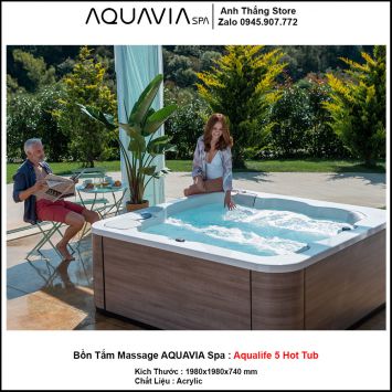 Bồn Tắm Massage AQUAVIA Spa Aqualife 5 Hot Tub
