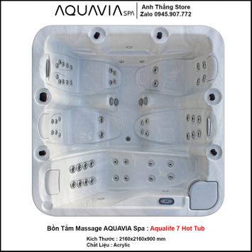 Bồn Tắm Massage AQUAVIA Spa Aqualife 7 Hot Tub