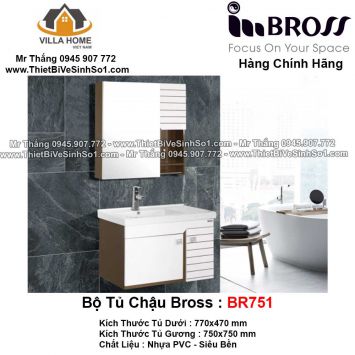 Bộ Tủ Chậu BROSS BR751