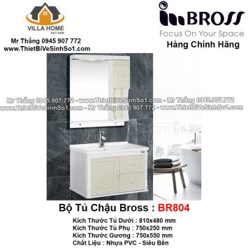 Bộ Tủ Chậu BROSS BR804