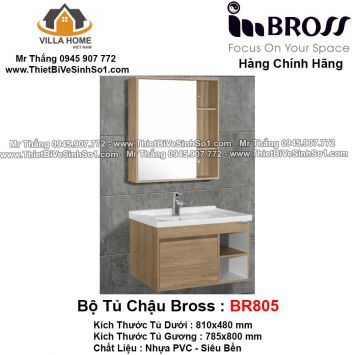 Bộ Tủ Chậu BROSS BR805