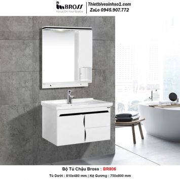 Bộ Tủ Chậu BROSS BR806