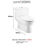 Bồn Cầu COTTO C105407