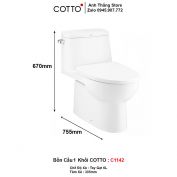 Bồn Cầu COTTO C1142