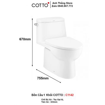 Bồn Cầu COTTO C1142