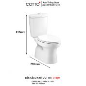 Bồn Cầu COTTO C1389