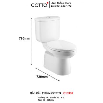 Bồn Cầu COTTO C13330