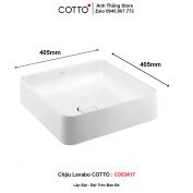 Chậu Lavabo COTTO C003417