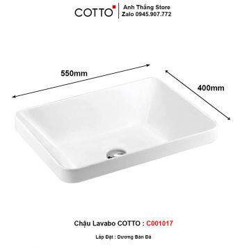 Chậu Lavabo COTTO C001017