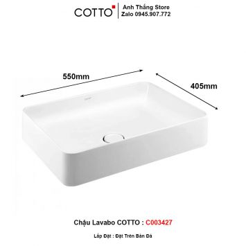 Chậu Lavabo COTTO C003427