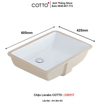 Chậu Lavabo COTTO C05117