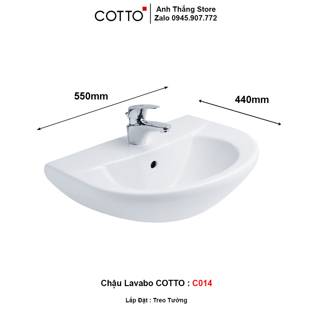 Chậu Lavabo COTTO C014