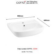 Chậu Lavabo COTTO C0141