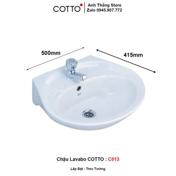 Chậu Lavabo COTTO C013