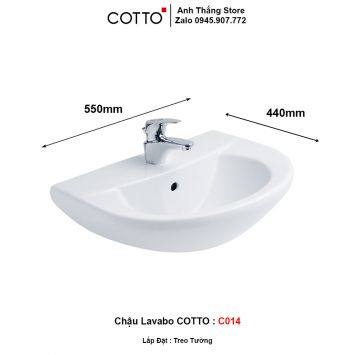 Chậu Lavabo COTTO C014