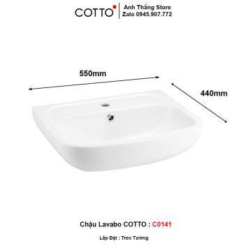 Chậu Lavabo COTTO C0141