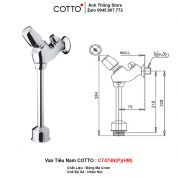 Van Ấn Tiểu Nam COTTO CT474N(P)(HM)