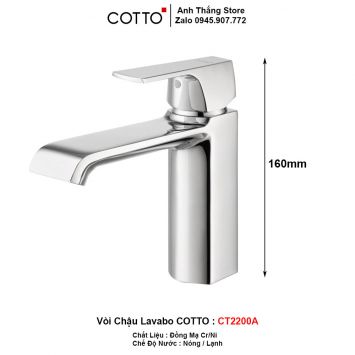 Vòi Lavabo COTTO CT2200A