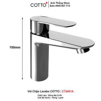 Vòi Lavabo COTTO CT2401A