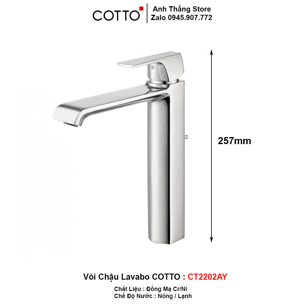 Vòi Lavabo COTTO CT2202AY