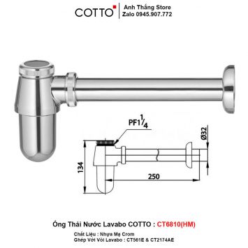 Ống Thải Xi Phông COTTO CT6810(HM)