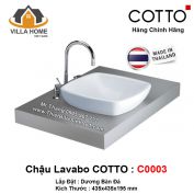 Chậu Lavabo COTTO C0003