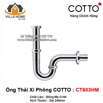 Ống Thải Xi Phông COTTO CT683HM