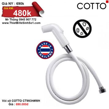 Xịt Toilet COTTO CT993H#WH